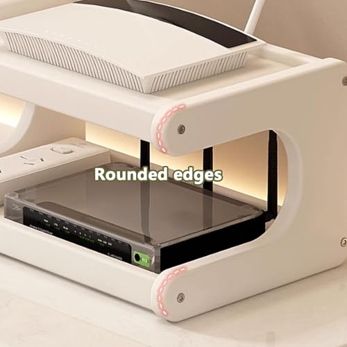 Boîtier de rangement routeur WiFi et organisateur bureau
