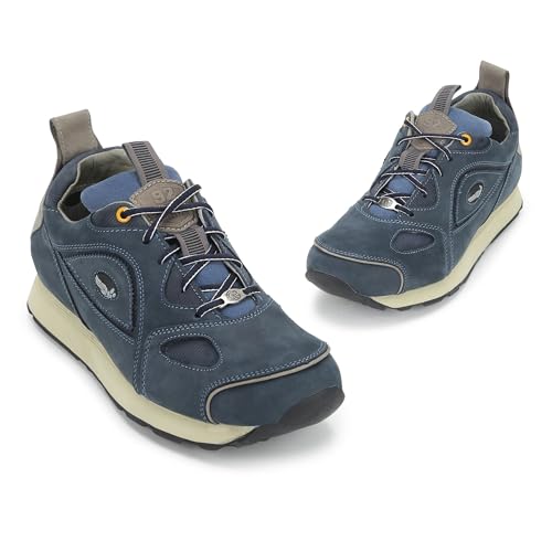 Image of Woodland Nubuk Men Navy Sneakers with Elegant Design | Stylish & Comfortable Footwear | Ideal for Gifts, Casual Outings