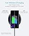 Fast Wireless Charger, NANAMI 7.5W Charging Pad Compatible iPhone 17/17 Air/17 Pro/17 Pro Max/16/15/14/13/12, 10W Qi Charger for Samsung Galaxy S25/S25 Ultra/S24/S24 Ultra//S23/S22/S21 & 5W AirPods 2