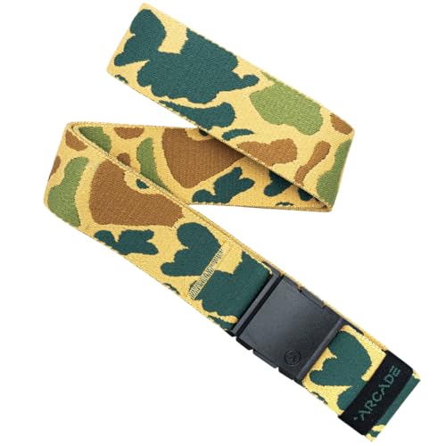 Image of Arcade Belts A2 Adventure Camo Belt for Men and Women, Heavy Duty Stretch, Metal Free Buckle, Unisex