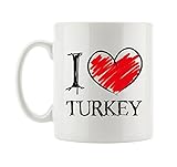Contenance : 300 ml I Love Turkey Fun Tasse