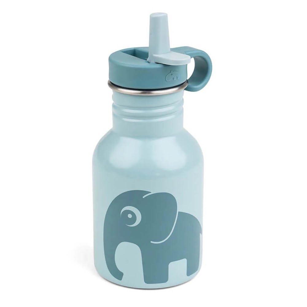 Done by Deer Drinkfles RVS Elphee Blauw 350 ml