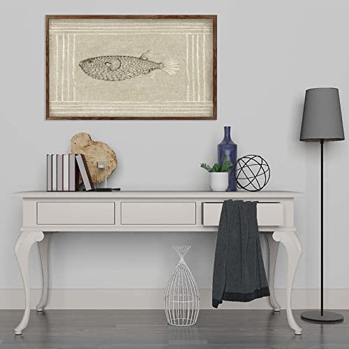 Panneau bois Laundry Country avec cadre haut de gamme pour mur de maison - 3