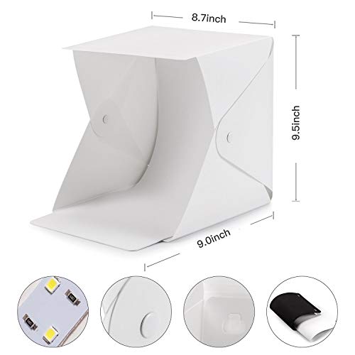 Syga-Portable-Small-Photo-Studio-Light-Box-Folding-Photography-Lighting-Tent-Kit-With-Backdrops-23cm23cm23cm
