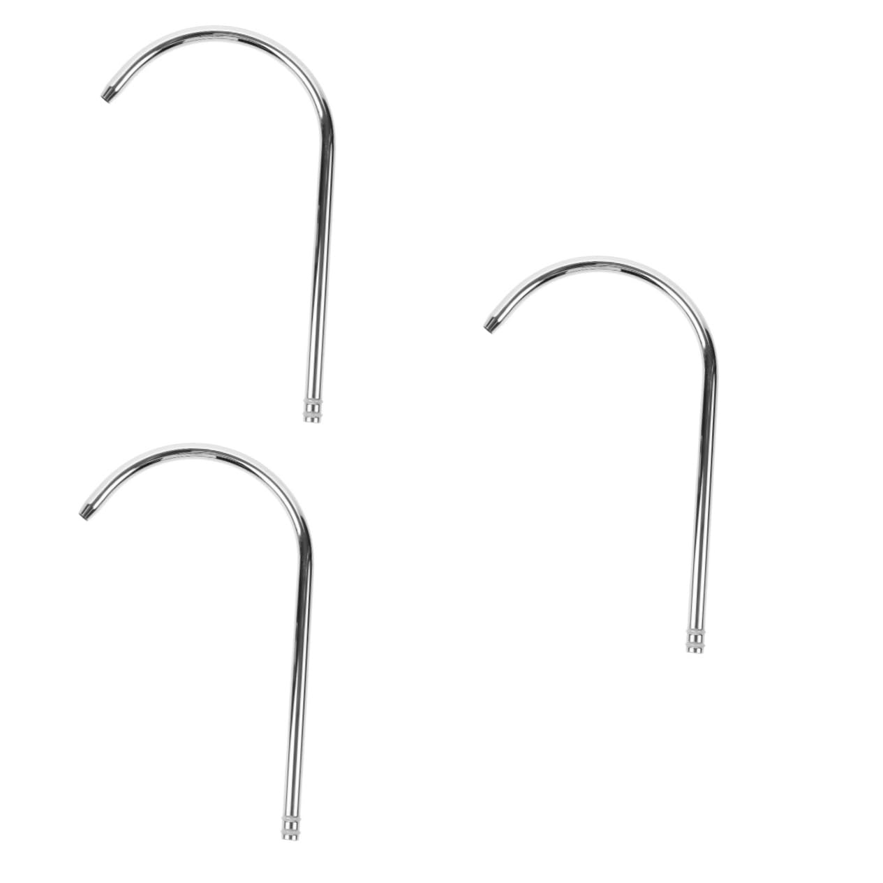 Angoily 3pezzi Rubinetto Da Cucina Inox Con Tubo Flessibile Per Potabile Accessorio Per Rubinetto Con Tubo Curvo Resistente e Pratico Per Uso Quotidiano