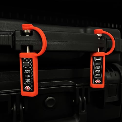 Image of LAFENLIN TSA Approved Firearm Travel Case Locks, Gun Case Hard Pistol Cases Lock Gun Carrying Case Lock, Cut-Proof Case TSA Padlocks for Rifles /Revolver /Handgun /Camera Hard Cases