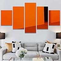 SIGNWIN 5 Panel Canvas Wall Art Modern Art Shapely Patterns Windows for Home Decorations Ready to Hang - 60