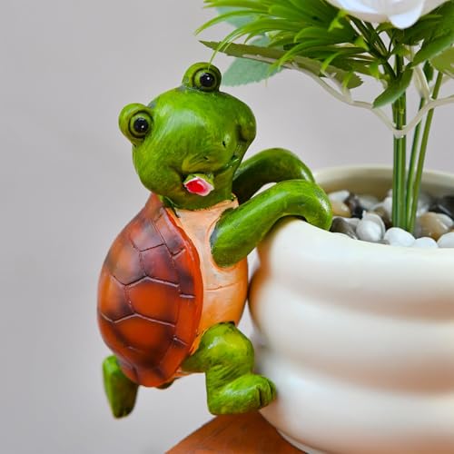 Tortugas escaladoras para macetas: decora con un toque original 8