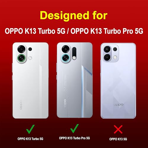 Image of Zapcase Back Case Cover for Oppo K13 Turbo 5G | Compatible for Oppo K13 Turbo 5G Back Cover | Liquid Silicon Magic Case with Camera Protection | Red