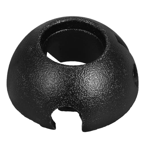 Angoily Kit de Montaje para Ventilador de Techo, Soporte de Base de Aluminio Bola Colgante Semi-esférica, Accesorio Compatible para Instalación en Techo Inclinado, Resistente y Fácil