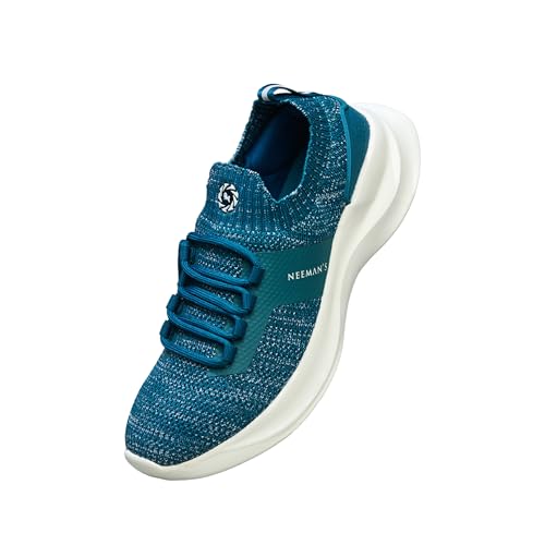 Image of Neeman's Fuse Knit Sneakers for Men & Women | Breathable Knit Upper, Supportive Heel Counter & Lightweight Cushioned EVA Sole | Everyday Walking, Travel & Casual Comfort Shoes