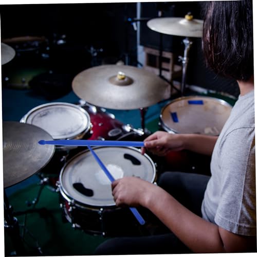 Baquetas de nylon para percusión, antideslizantes, livianas y compactas para marimbas, tambores de lengüeta y xilófonos, color azul miniatura 2