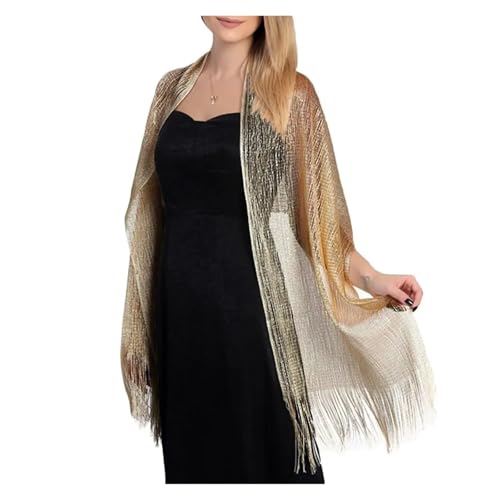 Evening Dresses Shawls Female Wire Tassels Bridal Bridesmaid Party Wedding Temperament Accessories Scarf for Bride