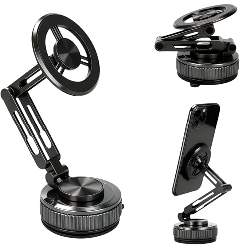 Heavy Duty Metal Magnetic Dash Mount Car Phone Holder -