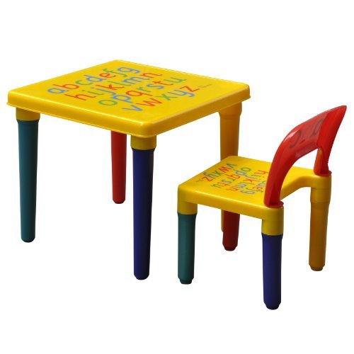 Children Kids Alphabet Learn & Play Table & Chair Set Children Furniture Educational Gift Christmas Gift Secret Santa - Image 7