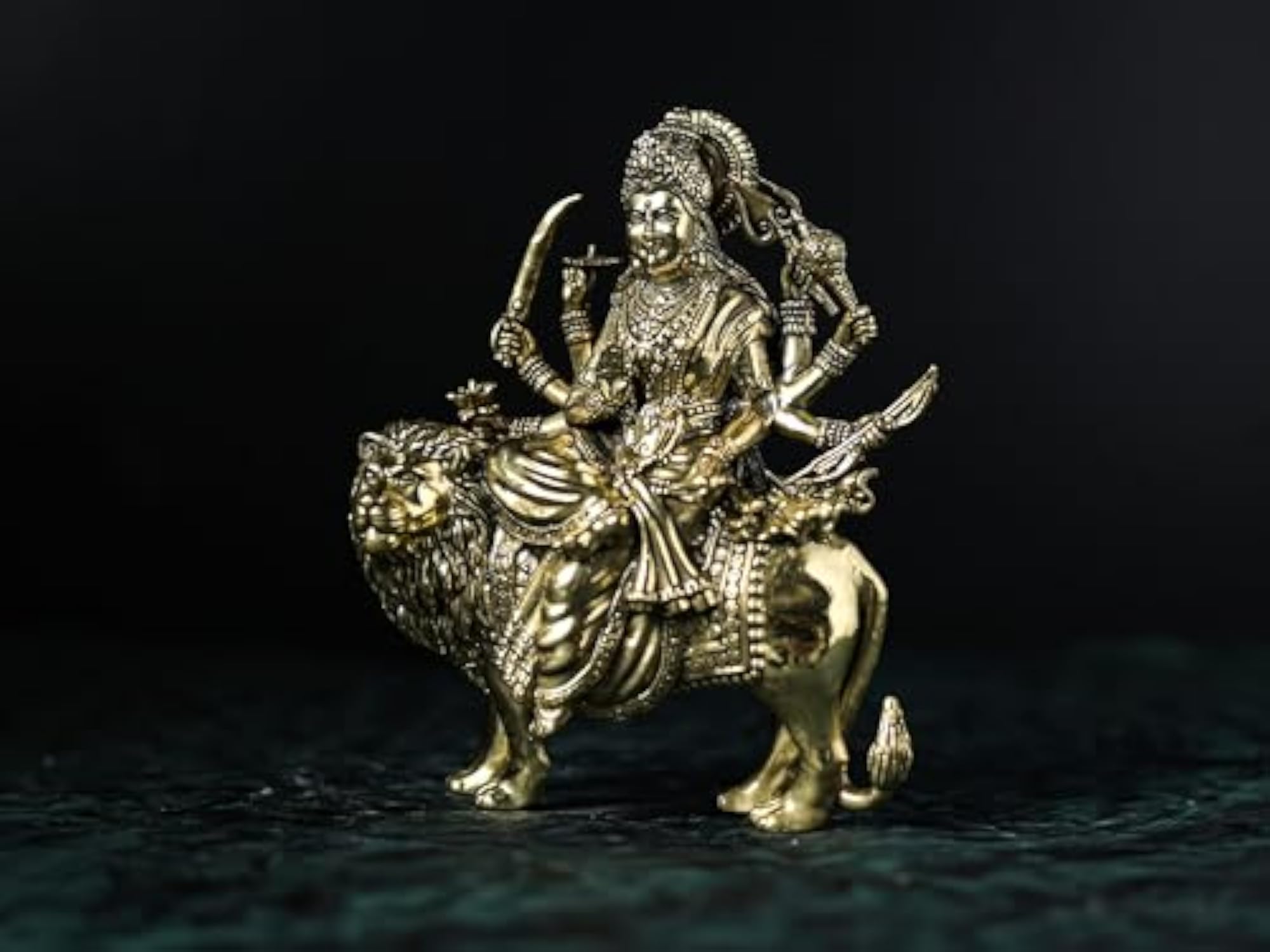 Durga Statue Premium Brass Idol, Home Decor