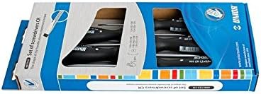 Unior 606CS5CR CR Screwdriver Set in Display Box, Black