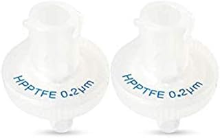 Hydrophilic PTFE Syringe Filters 13mm Diameter 0.22μm Pore Size for Laboratory Filtration by Allpure Biotechnology (Hydrophilic PTFE, Pack of 100)