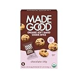 MadeGood Chocolate Chip Soft Baked Cookies, Organic Snacks, 0.85oz Each