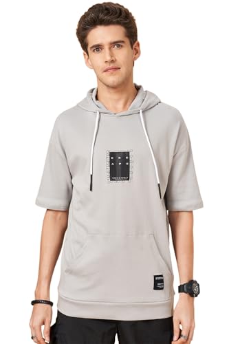 Image of Street 808 by Pantaloons Men's Solid Oversized Fit T-Shirt