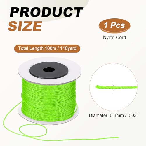 Hilo de nylon de 0.8 mm resistente para tejer pulseras de cuentas duraderas 3