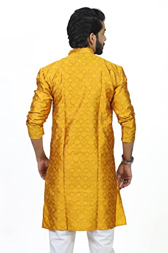 Image of HARPITA Men's Silk Blend Kurta Pyjama Set