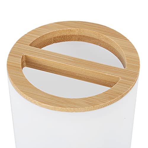 Set de baño premium con soporte para cepillo de dientes y bambú 8