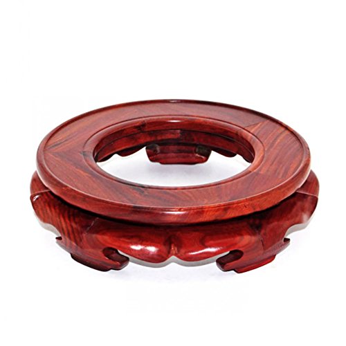 Goldy&Wendy Rosewood Brown Circular Display Stand With Hole In Center #TOP7