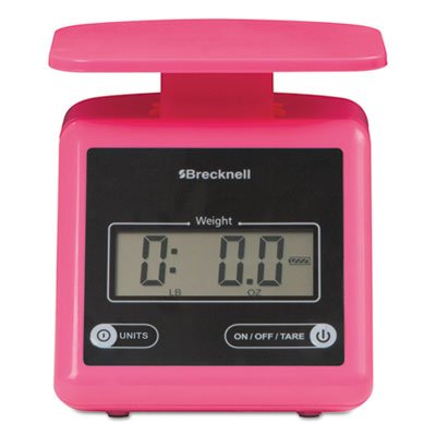Báscula postal electrónica capacidad 7 lbs plataforma rosa miniatura 5