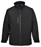 PORTWEST Softshell-Jacke (3-lagig), Farbe: Schwarz, Größe: XXL, TK50BKRXXL