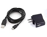 EEkimy 2 in 1 Replacement Travel Charger+ USB Charger Cable for Sony Walkman NWZ-E383, NWZ-E384 and NWZ-E385 MP3 Player