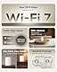 Cudy Dual Band BE3600 WiFi 7 Wi-Fi Mesh System, 3,6 Gbit/s 160 MHz, Abdeckung bis zu 4.800 m², 3 Gigabit-Ports, Multi-VPN kompatibel, Cudy APP-Steuerung (M3600 2er-Pack)