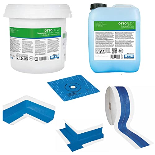 Otto Chemie OTTOFLEX Dichtset für Duschen und Badewannen 20 kg Abdichtung für Nassbereich Cover