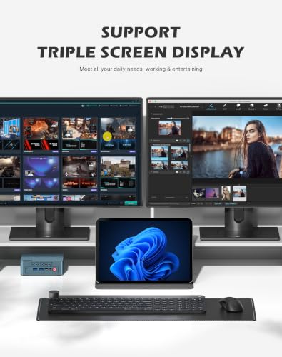 Image of BOSGAME E2 Plus Mini PC AMD Ryzen 5 3501U 8GB RAM 256GB SSD (Pack of 2)