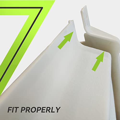 RV Screen Door Slide with Slide Stop, 12" Panel, White by RVMATE - Used condition - Image 6