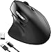 Price comparison product image TECKNET Ergonomic Mouse, 2.4G Rechargeable Wireless Mouse, Vertical Mouse with 5 Adjustable DPI, 2400DPI Optical Wireless Mouse for Laptop, Computer, Macbook, Compatible with Mac/Windows/Linux