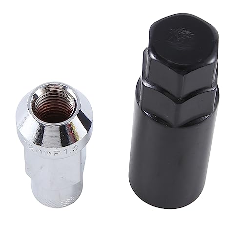 Tuerca de rueda M12X1.5 universal tornillo exterior plateado auto 3