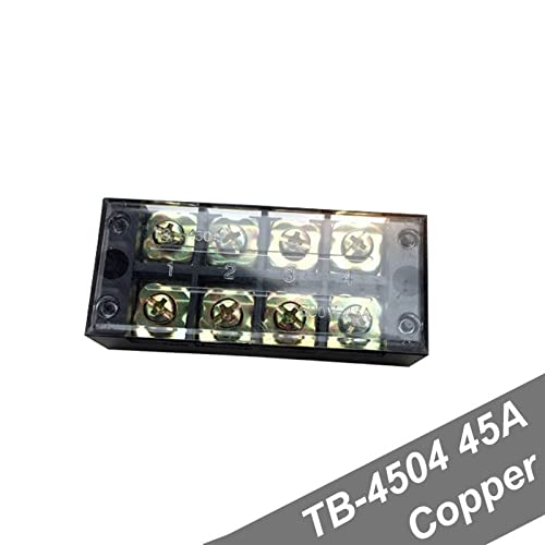 Bornier TBC-4504 Cuivre 4 Positions Type Fixe pour Isolation Électrique - 3
