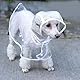 SSyang Regenmantel für Hunde, Wasserdicht Hund Regen Poncho Hoodie, Hunderegenmantel,Verstellbar und Leicht zu Tragen, Regen- und Winddicht, für Kleine Mittelgroße Hundekatzen (Weiß,M)