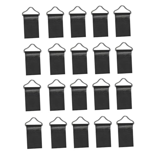 Anneaux triangulaires trampoline en fer noir, kit 30 pièces d'accessoires de rechange extérieurs
