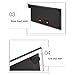 Universal Mount, Table Top Fits 40-70 Inch TVs, Detachable Mobile Tabletop TV Base with Anti-Disengagement Screw Design,Max 600x400mm