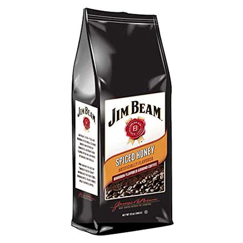 Jim Beam Spiced Honey Bourbon Flavored Ground Coffee, 2 bags (12 oz ea.)
