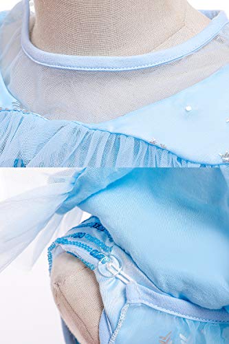 Vestido Princesa de Hielo para Niñas Talla 2-10 miniatura 5