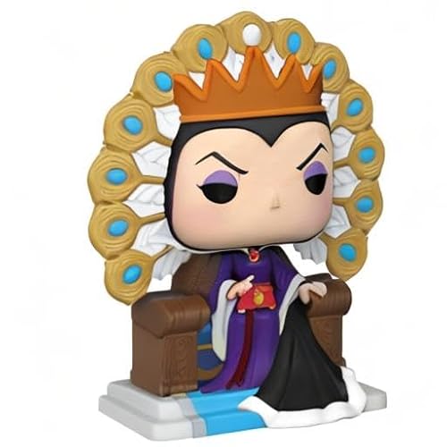 Funko Pop! Deluxe: Disney Villains-Evil Queen On Throne - Cattivi Disney - Figura In Vinile Da Collezione - Idea Regalo - Merchandising Ufficiale - Giocattoli Per Bambini E Adulti - Movies Fans - 7
