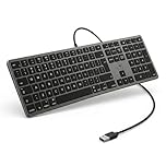‎Mobility Lab ML311890‎‎‎‎ Wired Keyboard QWERTY English Layout ideal for Mac - Black/Space Gray ‎ ‎