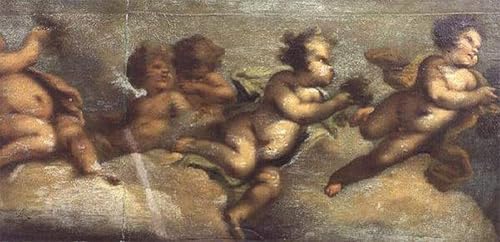 Lienzo Putti Disporting cuadro clásico de 60x90cm pintura artística famosa