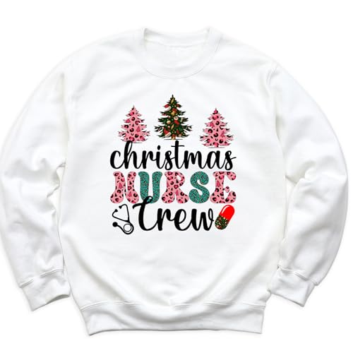 Nurse Christmas Sweatshirt - Unisex Adult Hoodie with Cute Design4