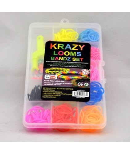 DELTA - Kit de voyage KRAZY LOOMS BANDZ - Blanc