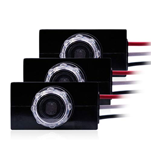 Chiswear Outdoor Photoelectric Switch Wire-In Photocell Button Control Post Eye Light Control With Photocell Light Sensor #TOP2