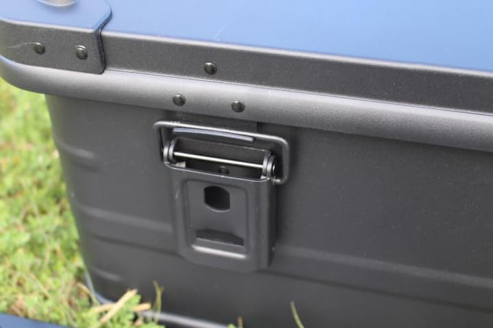 マットブラックスタッキングアルミコンテナボックス58lパーフェクト